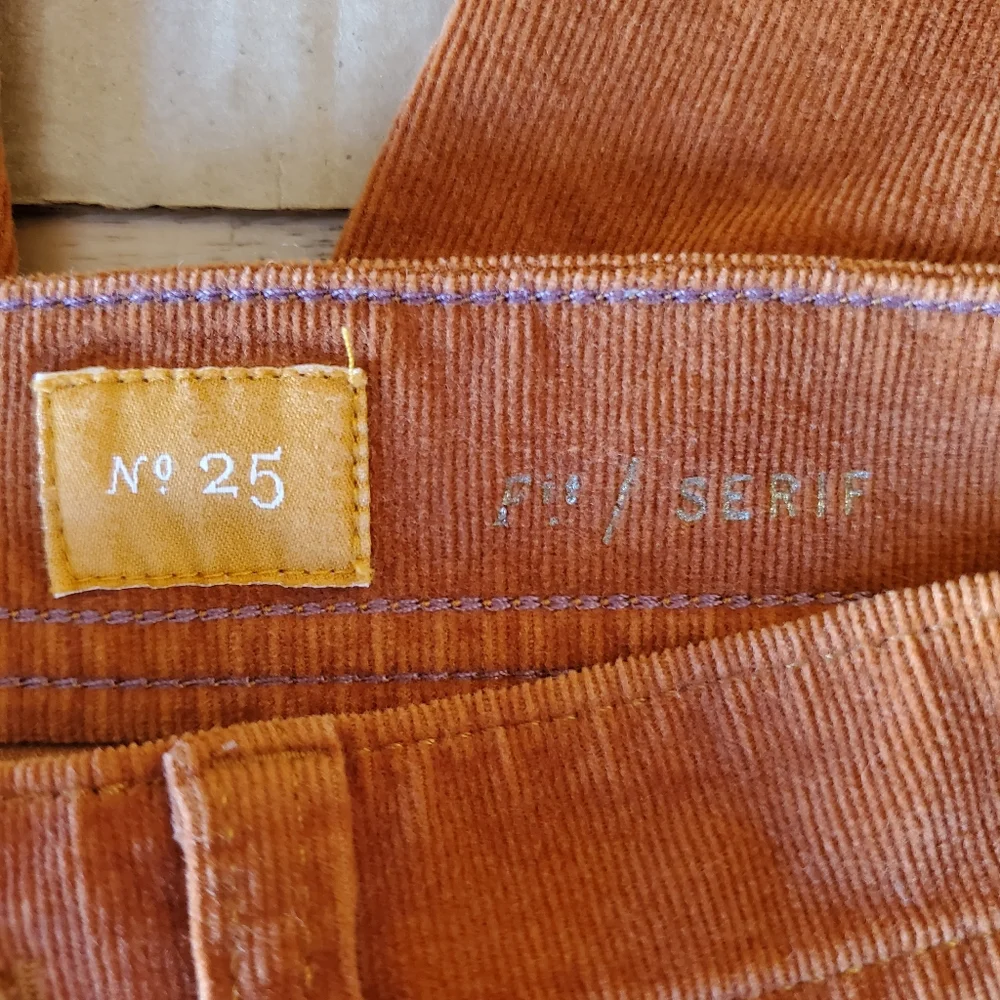 ♧ Pilcro Orange Serif Corduroy Skinny Jeans Size 25